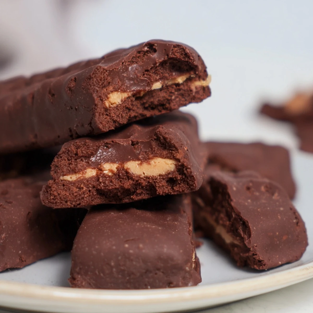 Golden-brown Peanut Butter Chocolate Chip Cookies with pools of melted chocolate, ready to eat.