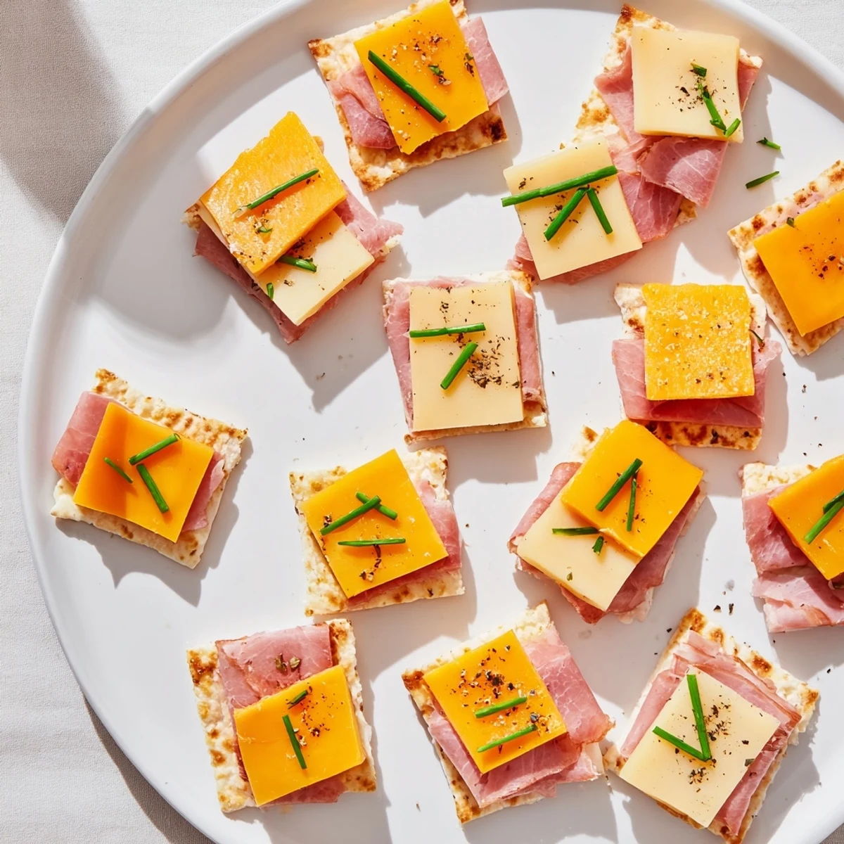 Fresh Checkerboard Picnic Bites create a delicious, eye-catching pattern, perfect for a gluten-free party appetizer.