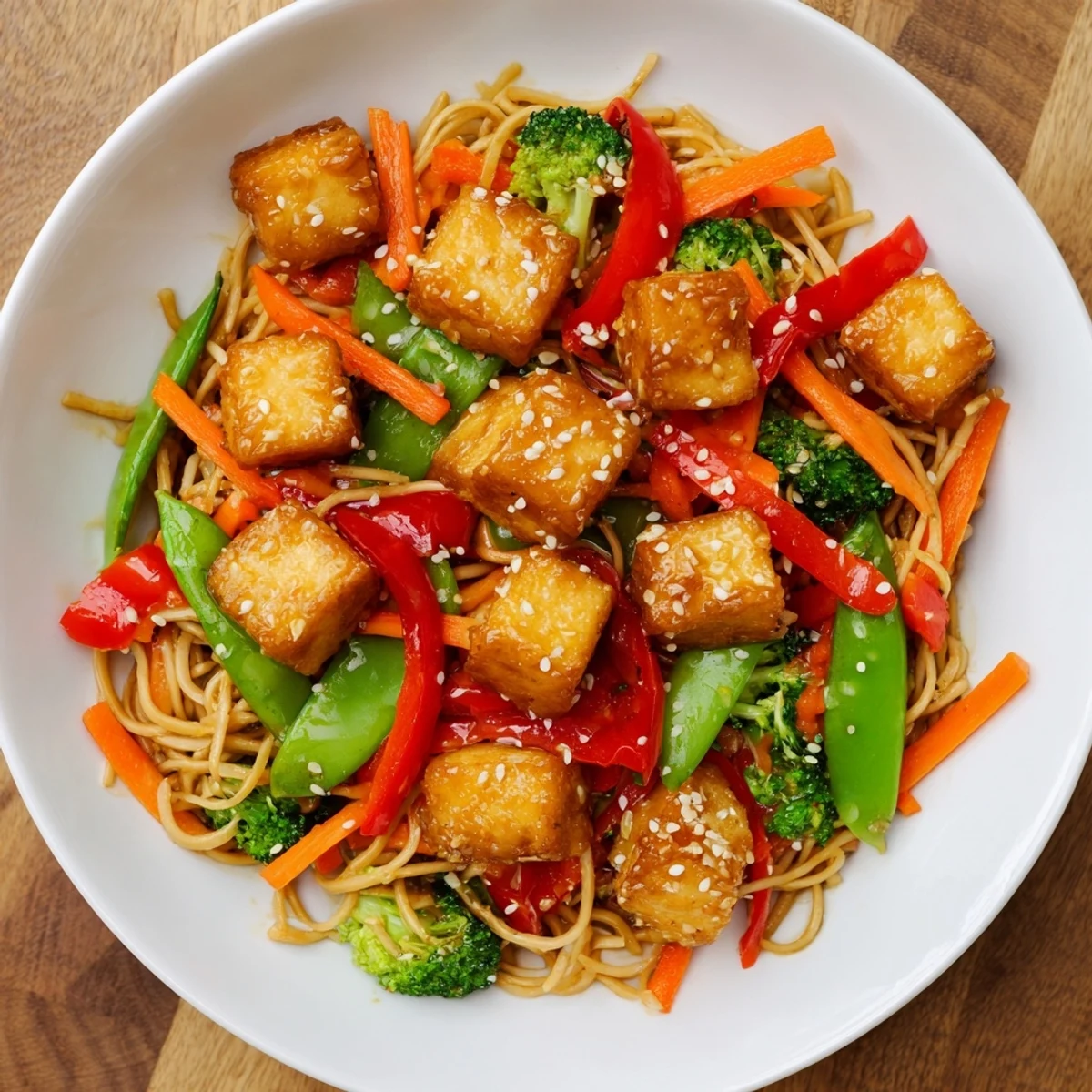 Sesame Ginger Tofu Stir-Fry