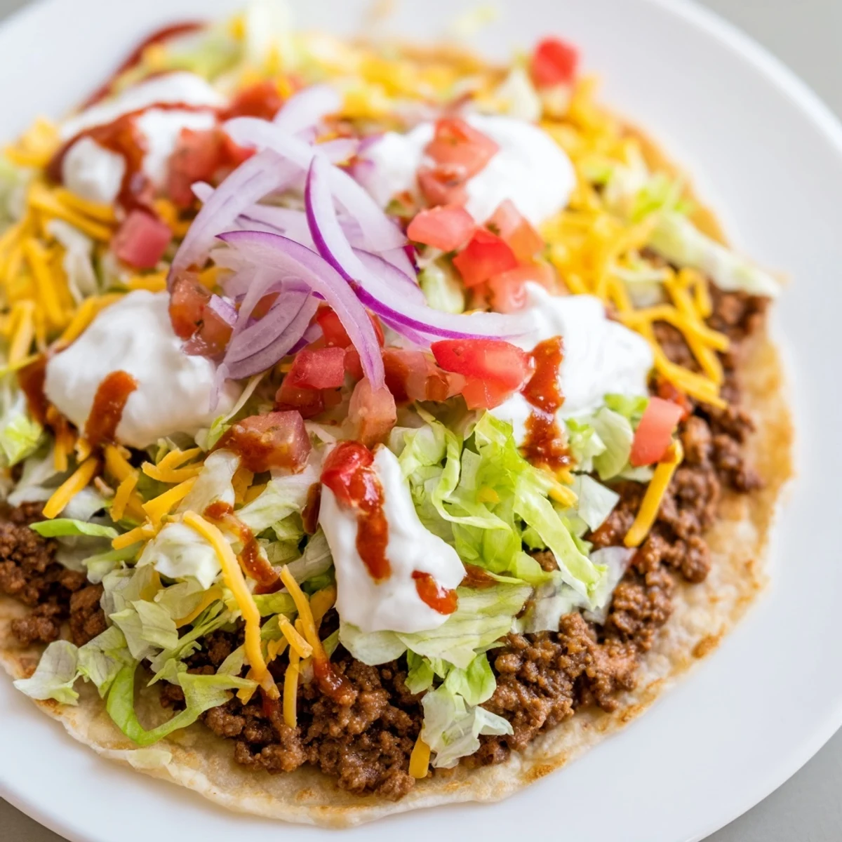 Sizzling Crispy Smash Tacos feature melted cheese and savory beef bursting from flavorful tortillas on a plate.