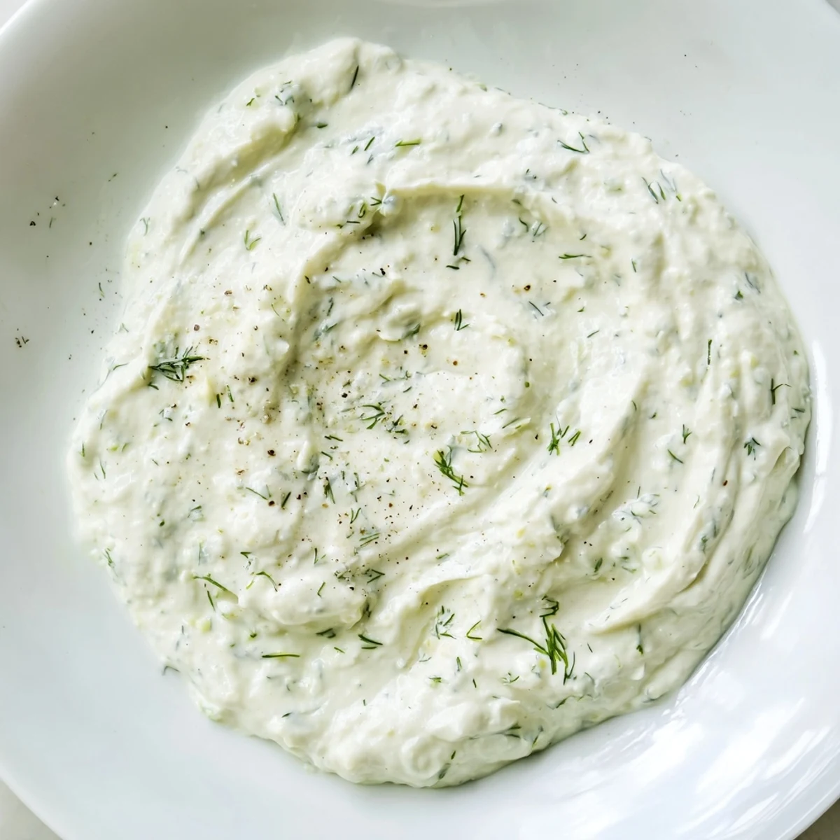 Creamy Greek Yogurt Herb Dip, speckled with fresh herbs, is ready to be scooped with crisp veggies.
