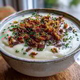 Creamy Celeriac Soup Bacon