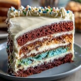 High School Graduation Ombre Cake