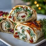 Turkey Cheese Spinach Pinwheels