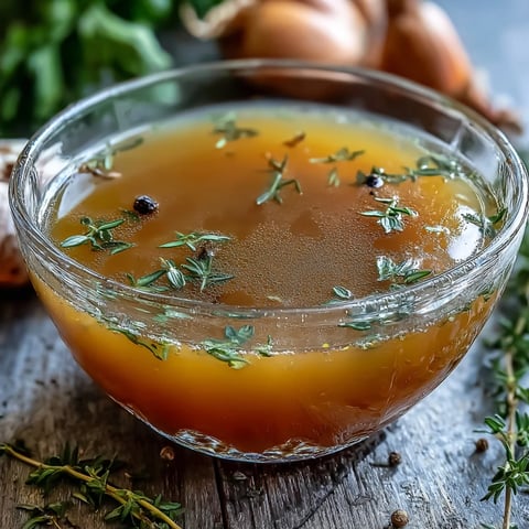 Steaming homemade Vegetable Broth From Scraps in a clear pot with carrots and onions.
