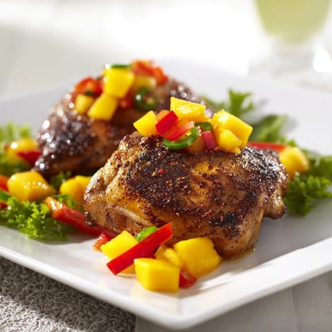 Chicken Mango Lettuce Wraps