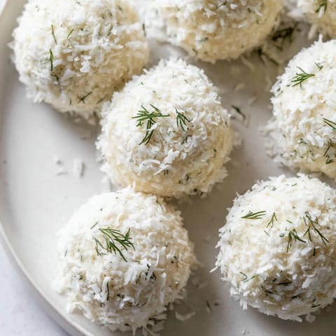 Snowball Tea Sandwich Bites