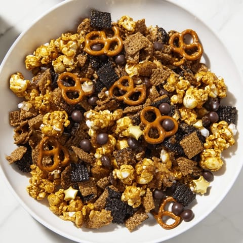 Gold and Black Midnight Snack