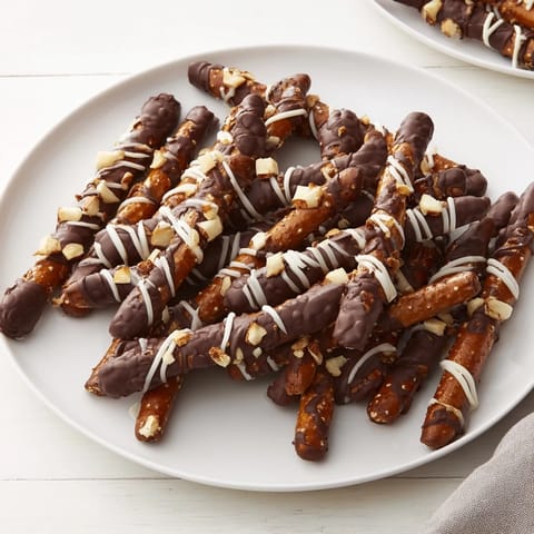 Chocolate Covered Pretzel Stack
