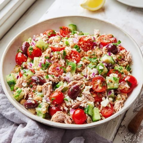 Dense Chickpea Tuna Salad