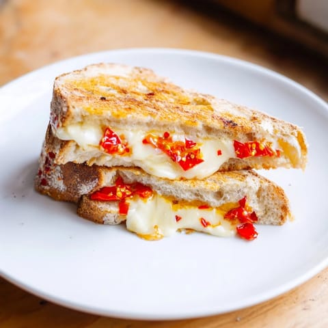 Brie Chili Crisp Grilled Cheese