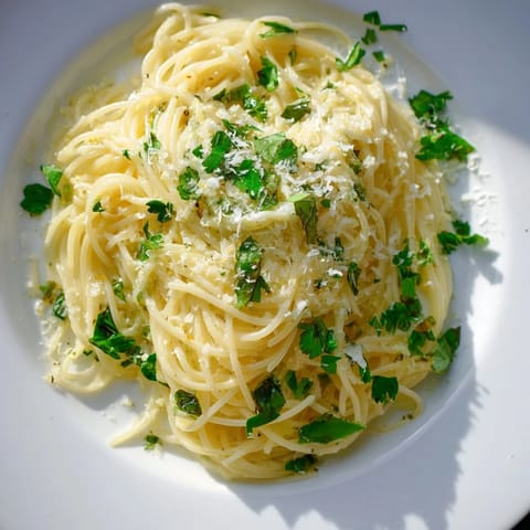 Silky Lemon Capellini with fresh herbs, a bright, buttery pasta dish ready in minutes.