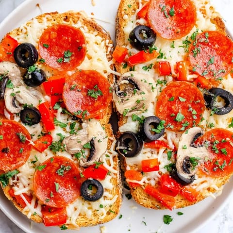 Air Fryer Pizza Toast