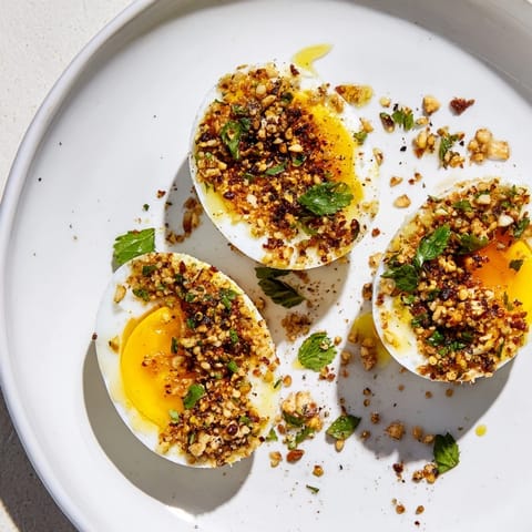 Dukkah Spiced Eggs