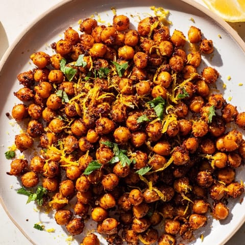 Harissa Chickpea Roast Crispy