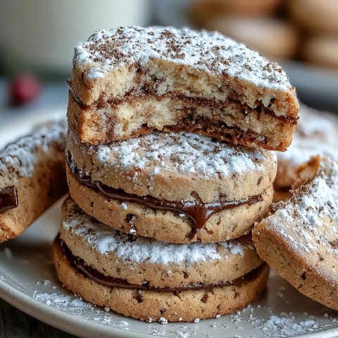 Aromatic hojicha shortbread cookies with a golden edge, perfect for tea time or gifting.