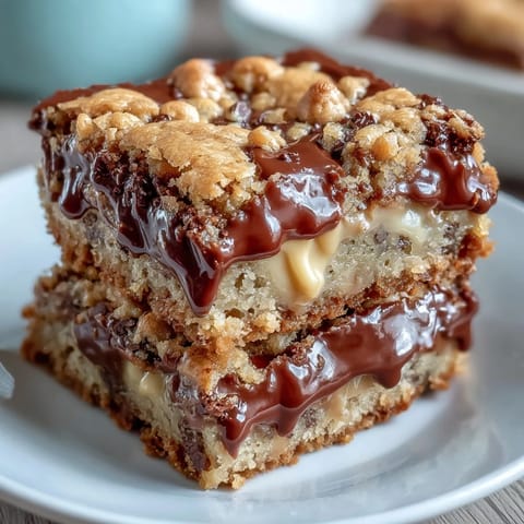 Cadbury Egg Blondies with White Chocolate Drizzle: buttery blondies bursting with Cadbury Mini Eggs, finished with a decadent white chocolate drizzle.  