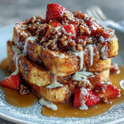 Spring Brunch Strawberry French Toast