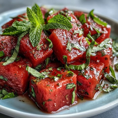 Vibrant Fricy Watermelon Chili Lime Salad, a cool, spicy, and refreshing summer delight.