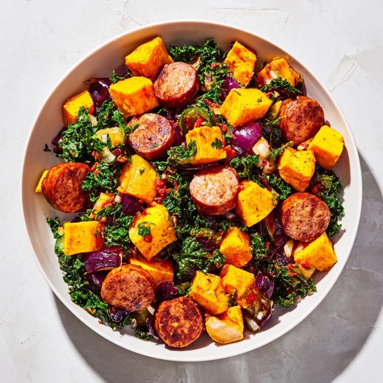 Golden-brown pieces of kielbasa mingle with tender cabbage in this delicious skillet recipe.