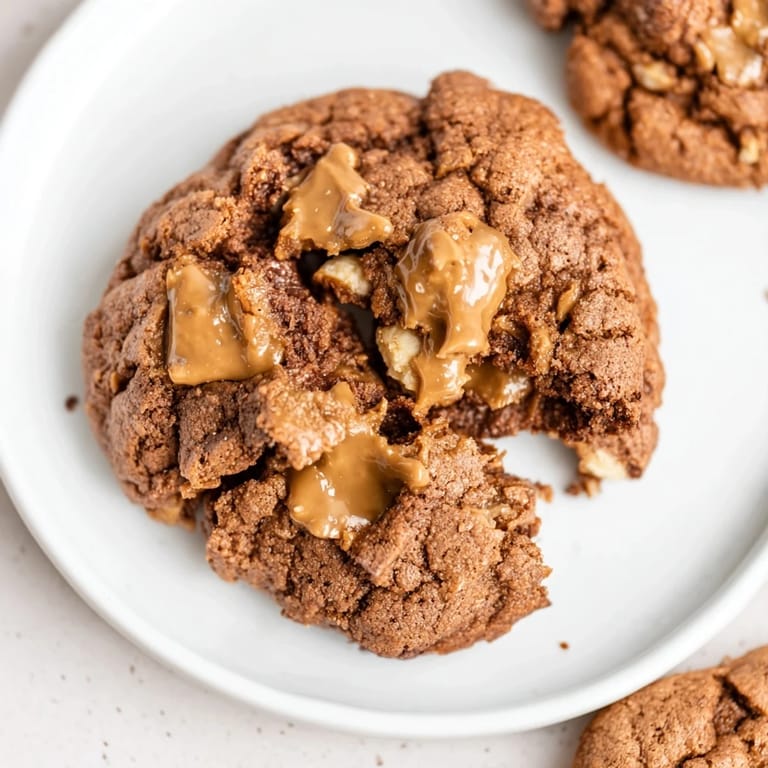 Close-up of a stack of warm, delicious Peanut Butter Chocolate Chip Cookies, perfect with milk.
