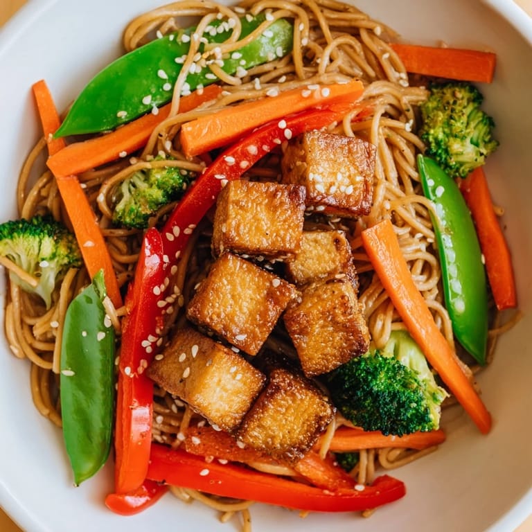 Imagine a fragrant bowl of Sesame Ginger Tofu Stir-Fry, the tofu perfectly crisped, ready to eat.
