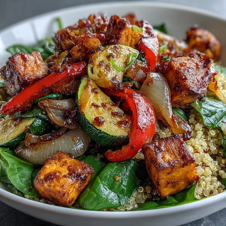 Top-down perspective of a wholesome Warm Salad Bowl featuring feta cheese and fresh herbs, served on a rustic table.