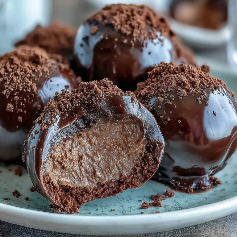 Bite-sized Hojicha Truffles on a ceramic dish, ready to serve with green tea or espresso.