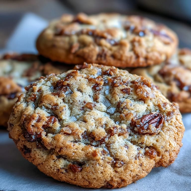 Perfectly golden-edged Hojicha Cookies arranged on a white ceramic plate for an elegant dessert presentation. 
