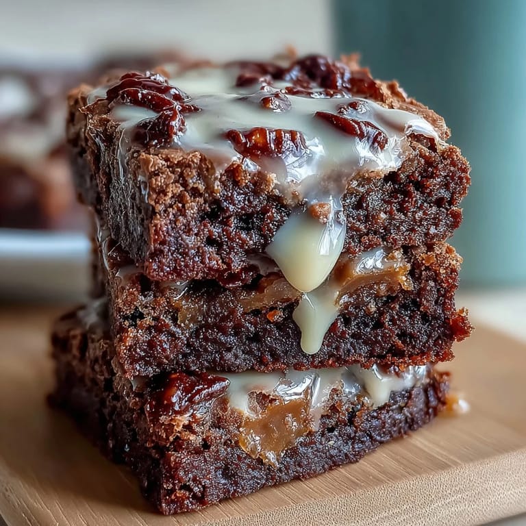 Cadbury Egg Blondies with White Chocolate Drizzle: festive Easter blondies filled with Cadbury Mini Eggs and topped with smooth white chocolate drizzle.
