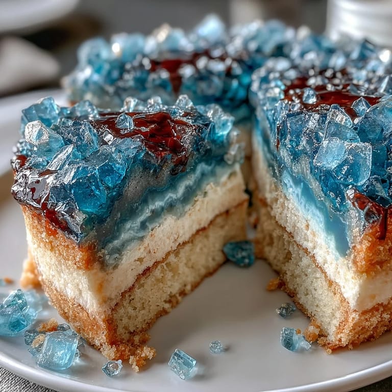 Graduation Cake: Teal and Gold Geode Slice Design